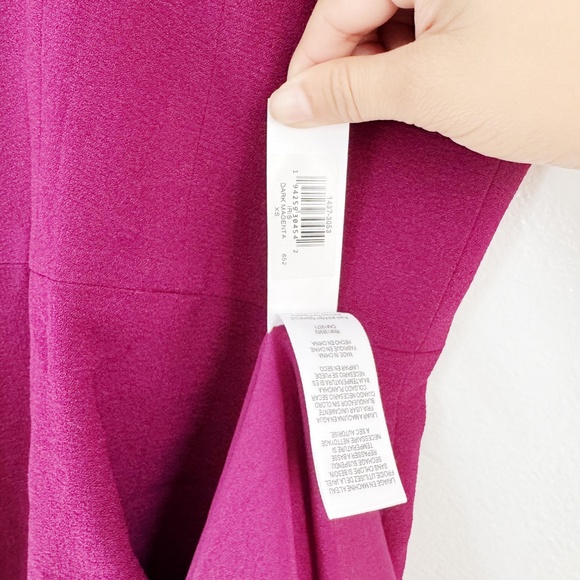 Dress The Population Iris Dark Magenta Gown Size XS Nwot - Picture 10 of 12